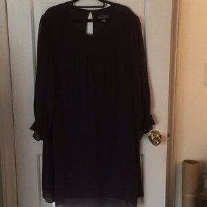 Plum plus size dress